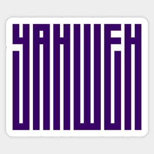 YAHWEH Sticker